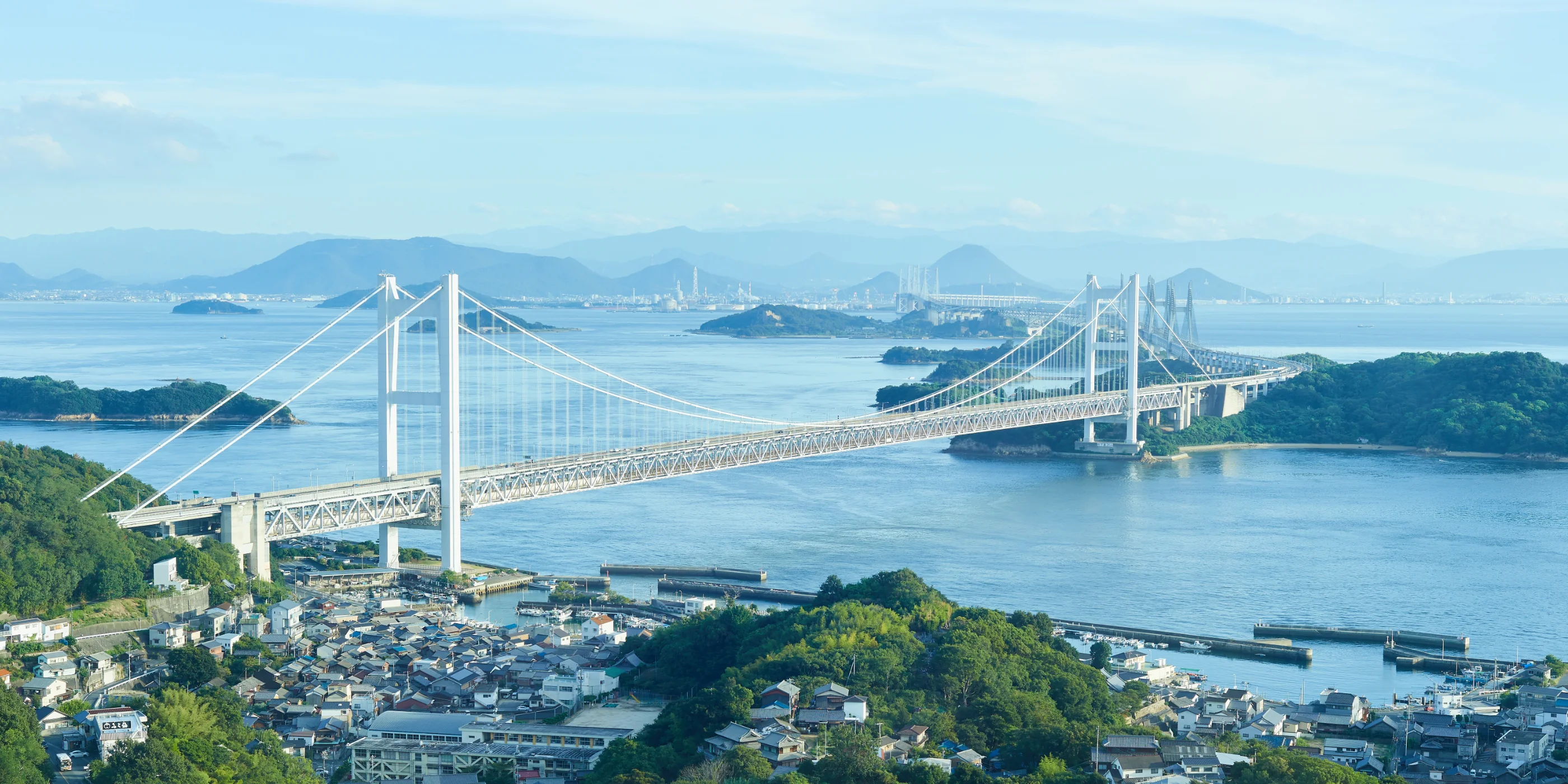 海にかかる大きな橋